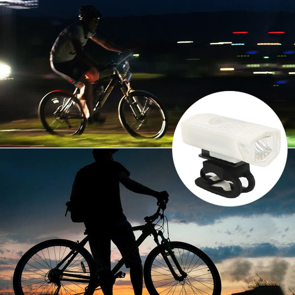 1637 USB Rechargeable Bicycle Light Set 400 Lumen Super Bright Headlight Front Lights DeoDap 1637 USB Rechargeable Bicycle Light Set 400 Lumen Super Bright Headlight Front Lights DeoDap